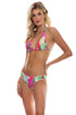 Luli Fama Fierce Soul Triangle Halter Top